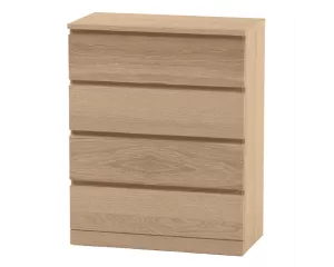 Комод Варма 4 дуб белёный шпон (аналог IKEA)