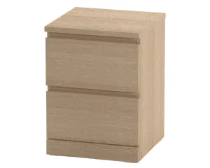 Комод Варма 2 дуб белёный шпон (аналог IKEA)