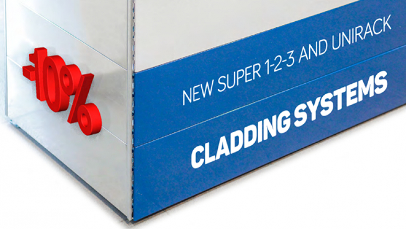 Новые системы облицовки для стеллажей серии Super 1-2-3  и Unirack.