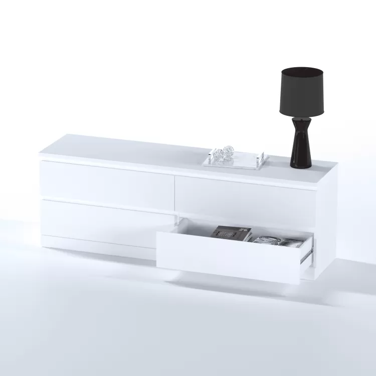 Комод Варма 4 Д белый пигмент (аналог IKEA)