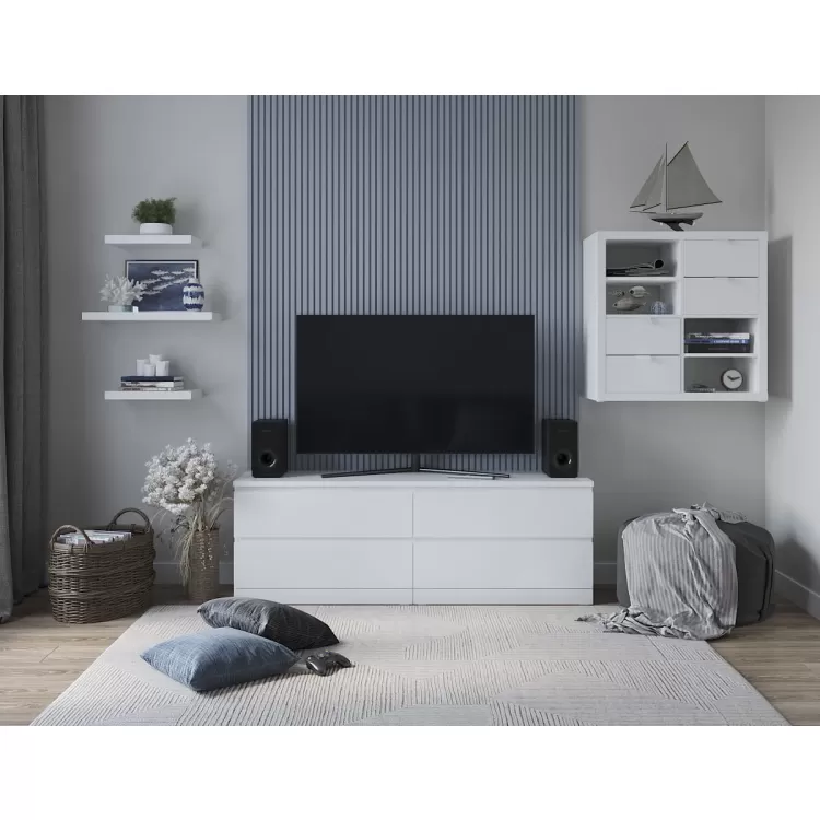 Комод Варма 4 Д белый пигмент (аналог IKEA)