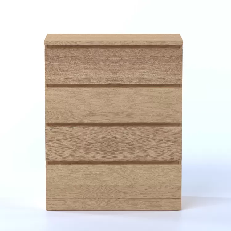 Комод Варма 4 дуб белёный шпон (аналог IKEA)