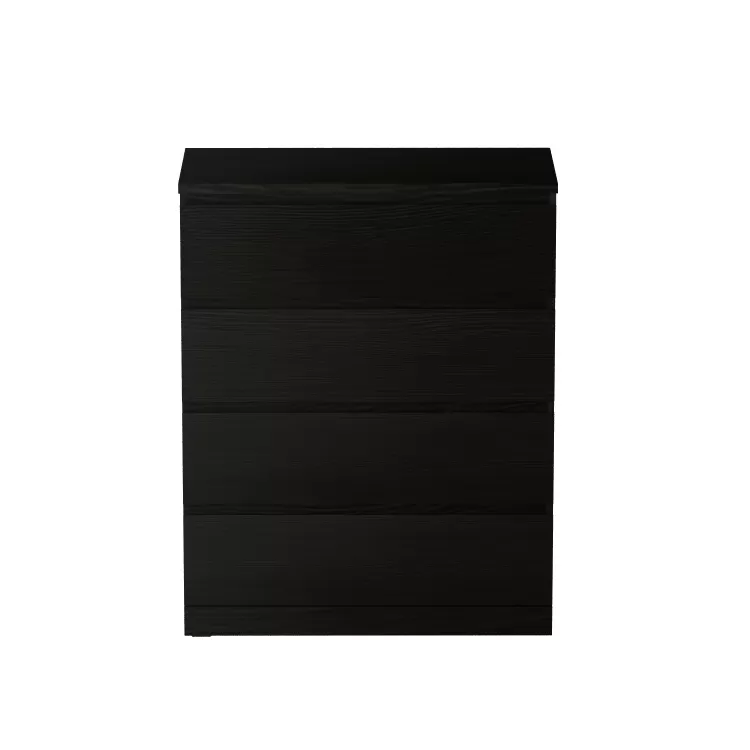 Комод Варма 4 чёрный ясень шпон (аналог IKEA)