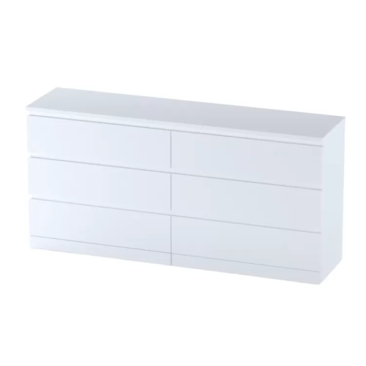 Комод Варма 6 Д белый пигмент (аналог IKEA)