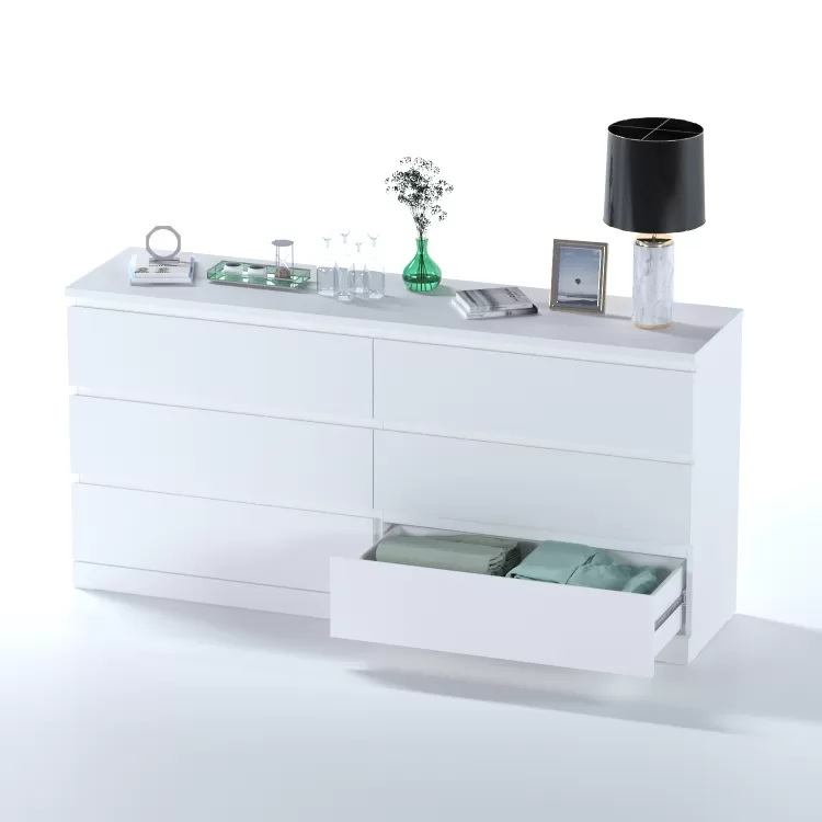 Комод ВКомод Варма 6 Д белый пигмент (аналог IKEA)арма 6 Д белый пигмент (аналог IKEA)