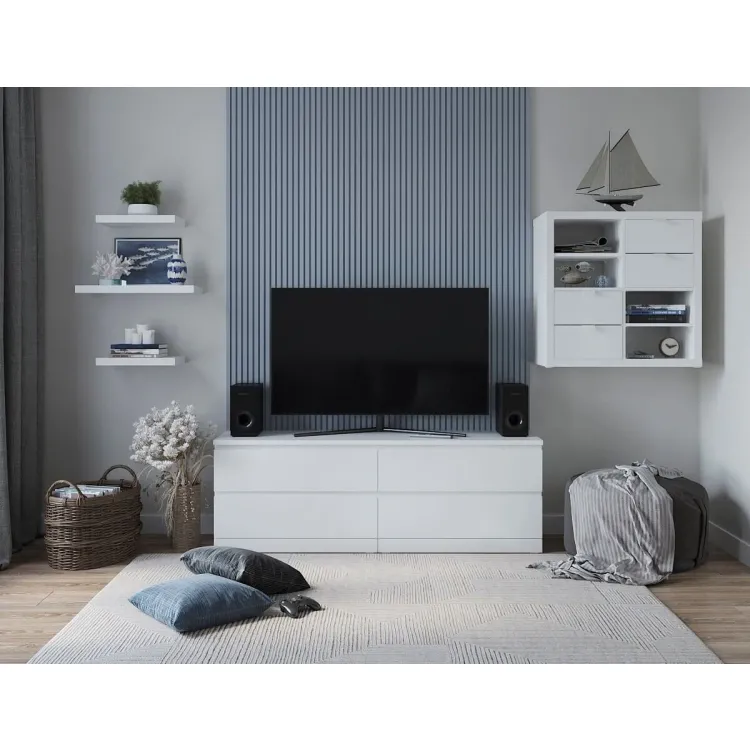 Стеллаж Фора 4 белый (аналог IKEA KALLAX)