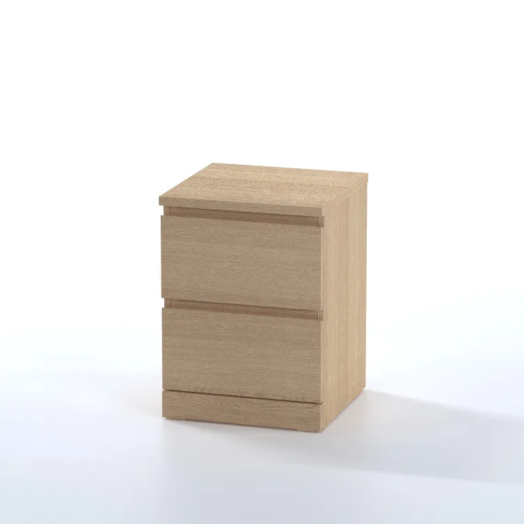 Комод Варма 2 дуб белёный шпон (аналог IKEA)