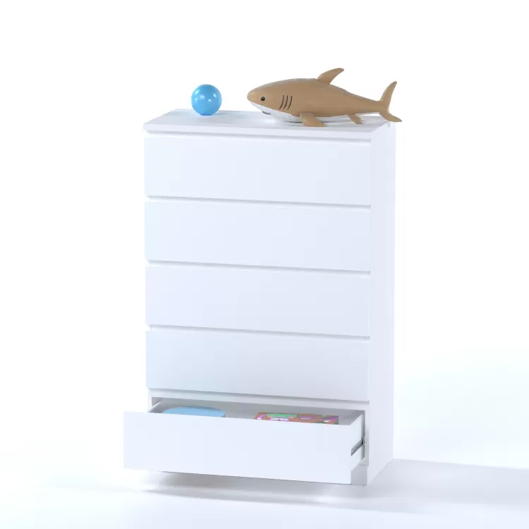 Комод Варма 5 белый пигмент (аналог IKEA)