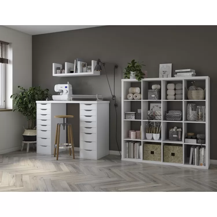 Стеллаж Фора 16 белый (аналог IKEA KALLAX)
