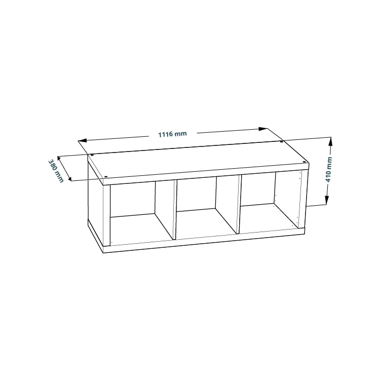 Стеллаж Фора 3 белый (аналог IKEA KALLAX)