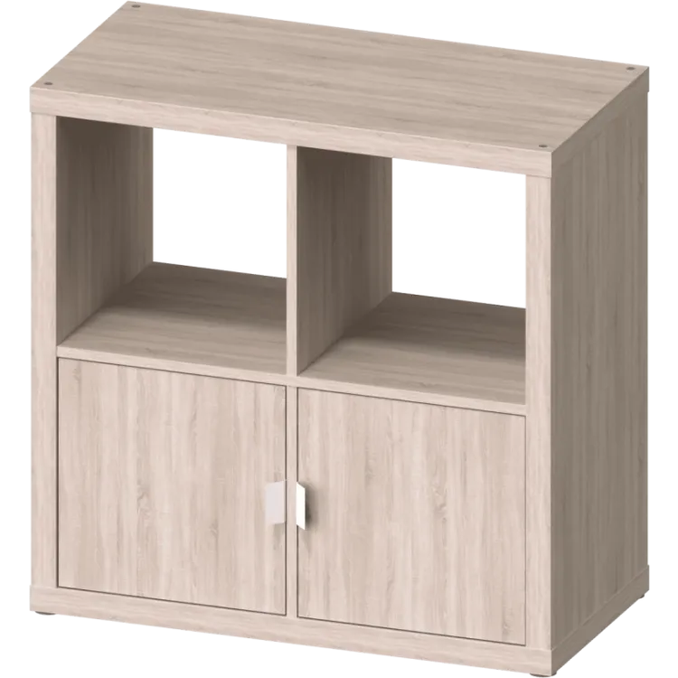 Стеллаж Фора 4 дуб беленый (аналог IKEA KALLAX)