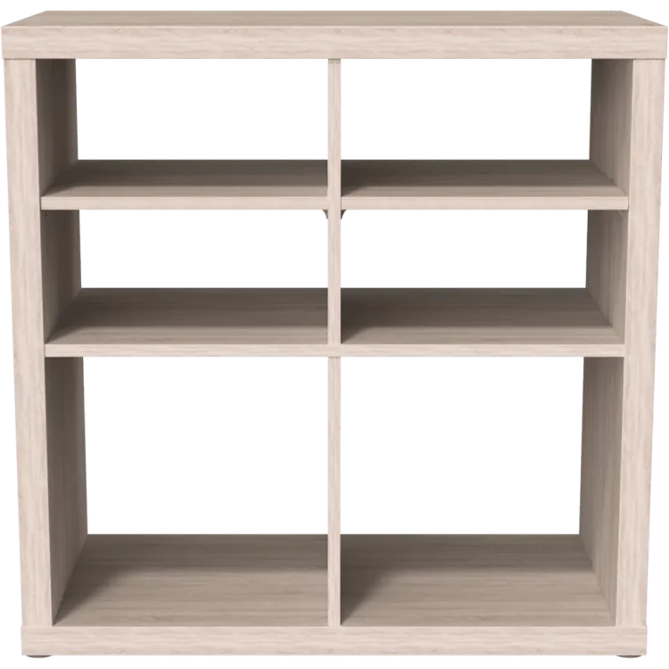 Стеллаж Фора 4 дуб беленый (аналог IKEA KALLAX)