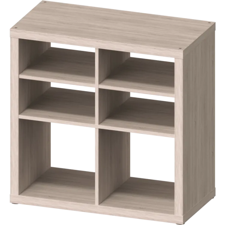 Стеллаж Фора 4 дуб беленый (аналог IKEA KALLAX)