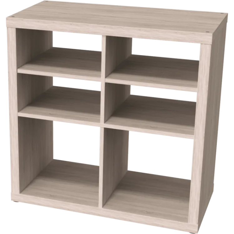 Стеллаж Фора 4 дуб беленый (аналог IKEA KALLAX)