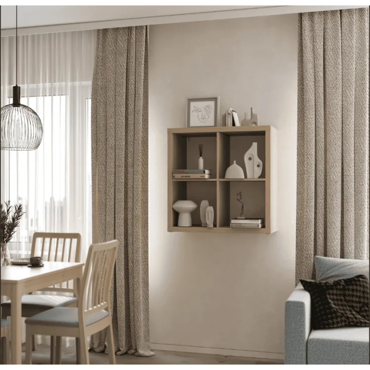 Стеллаж Фора 4 дуб беленый (аналог IKEA KALLAX)