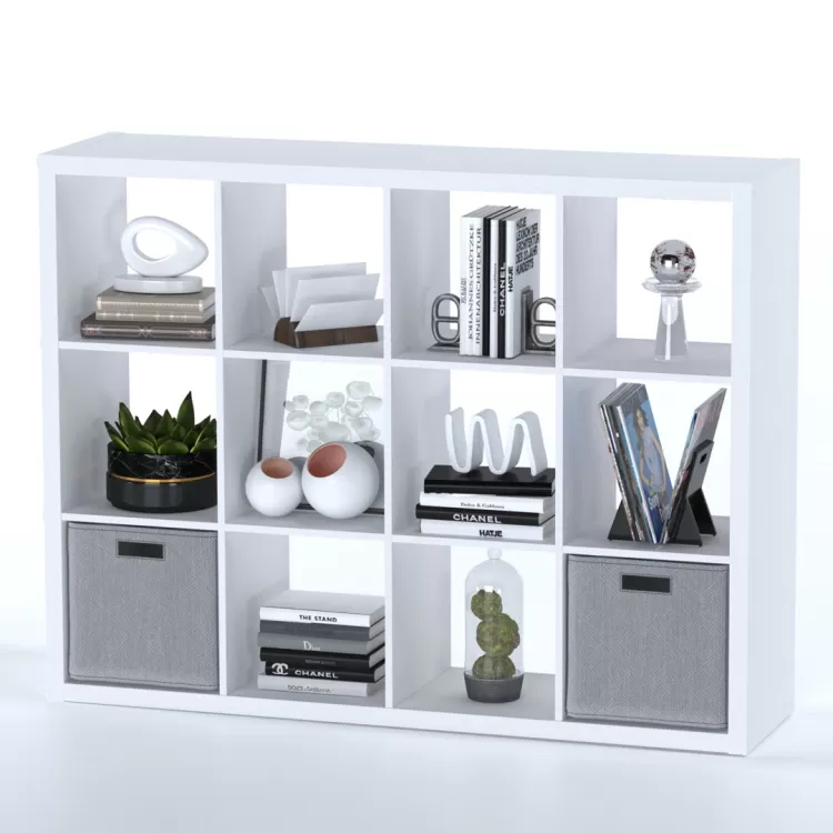Стеллаж Фора 12 белый (аналог IKEA KALLAX)