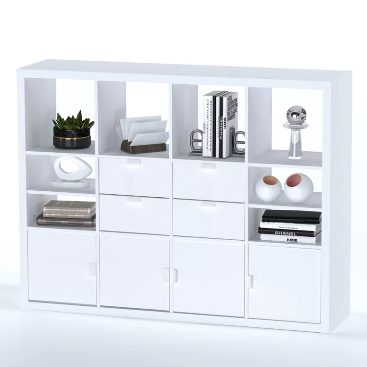 Стеллаж Фора 12 белый (аналог IKEA KALLAX)