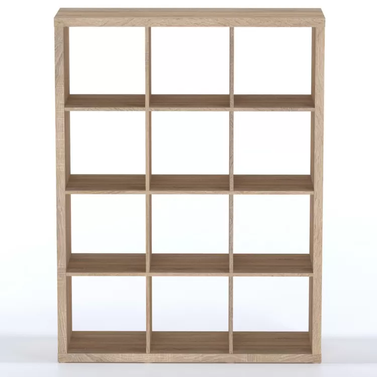 Стеллаж Фора 12 дуб беленый (аналог IKEA KALLAX)