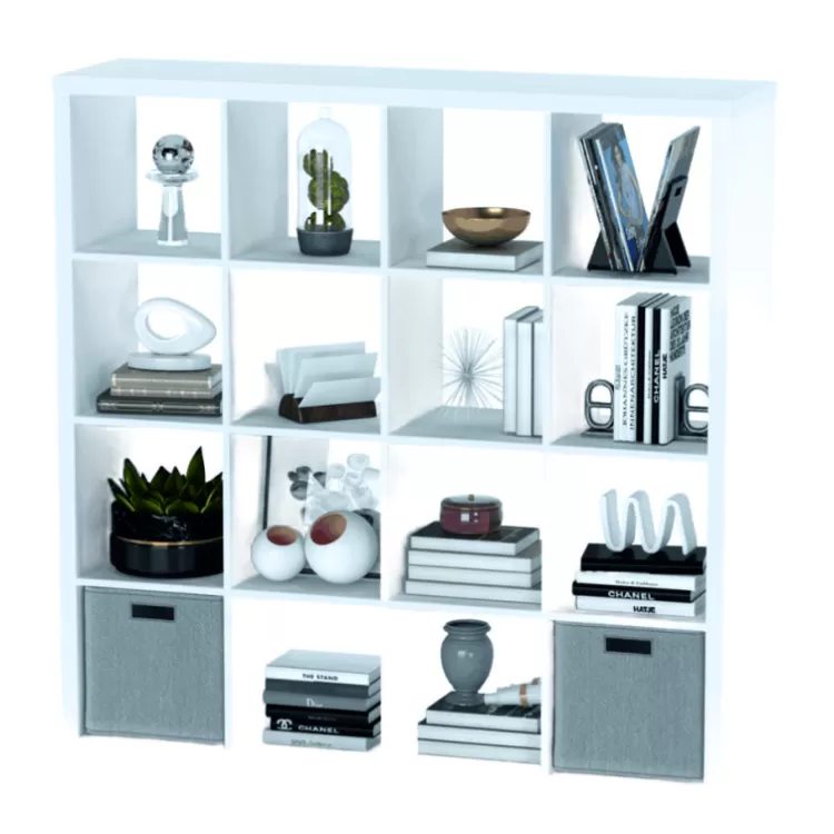 Стеллаж Фора 16 белый (аналог IKEA KALLAX)