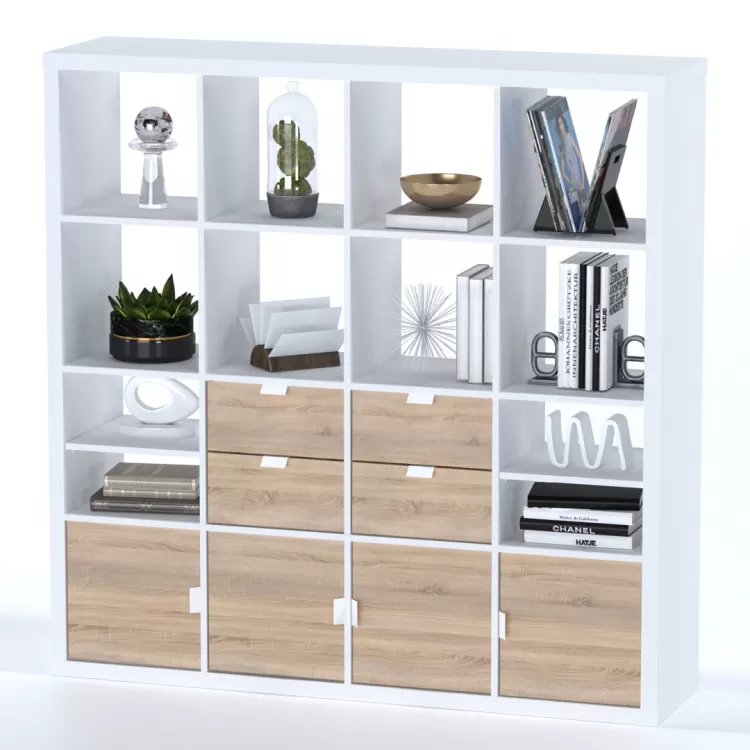 Стеллаж Фора 16 белый (аналог IKEA KALLAX)