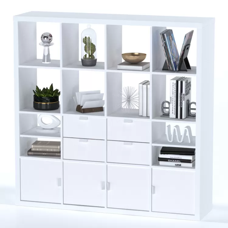 Стеллаж Фора 16 белый (аналог IKEA KALLAX)