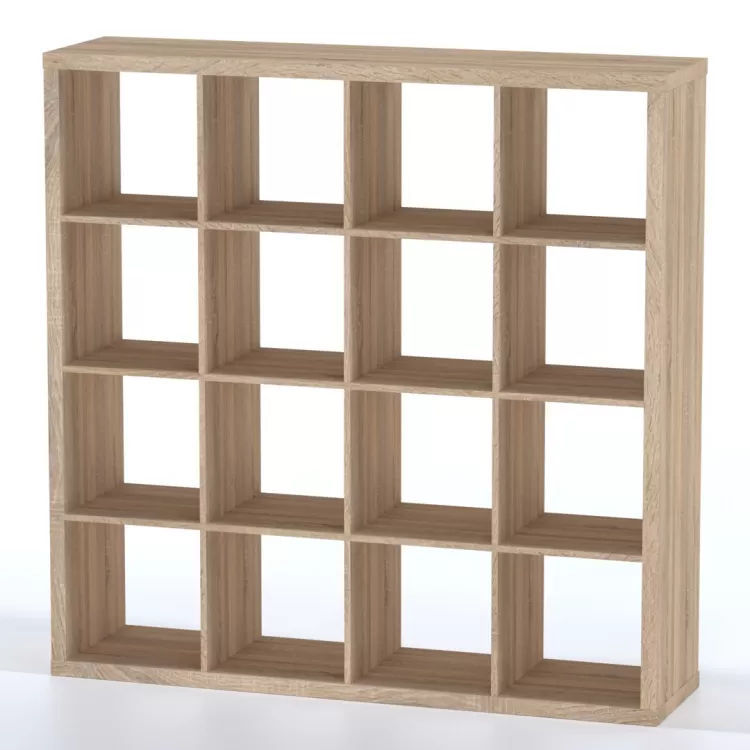 Стеллаж Фора 16 дуб беленый (аналог IKEA KALLAX)