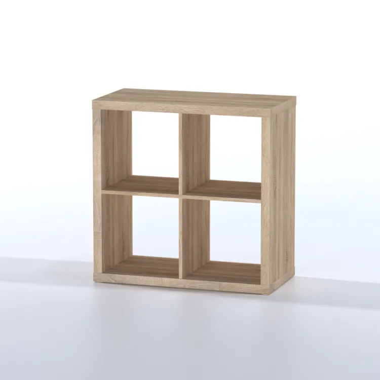 Стеллаж Фора 4 дуб беленый (аналог IKEA KALLAX)