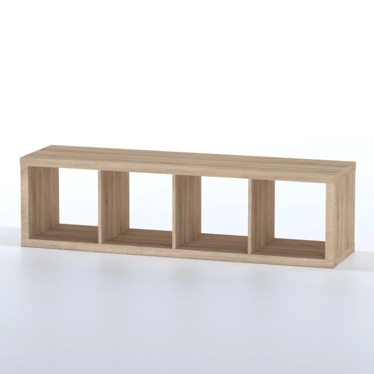 Стеллаж Фора 4Л дуб беленый (аналог IKEA KALLAX)