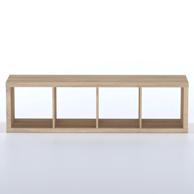Стеллаж Фора 4Л дуб беленый (аналог IKEA KALLAX)