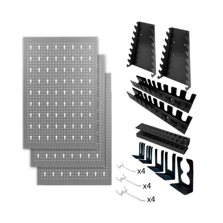 Комплект: перфорированная панель с крючками BAUMEISTER TH-01 and HP-01 GROUP