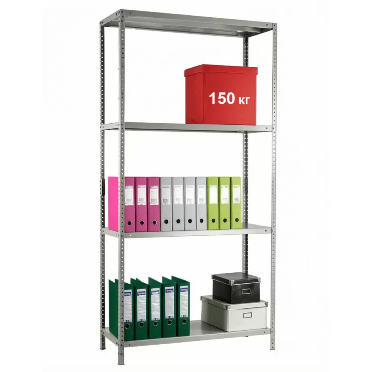 Стеллаж серии «Эконом», 2500x700х400 (ВхШхГ), 4 полки