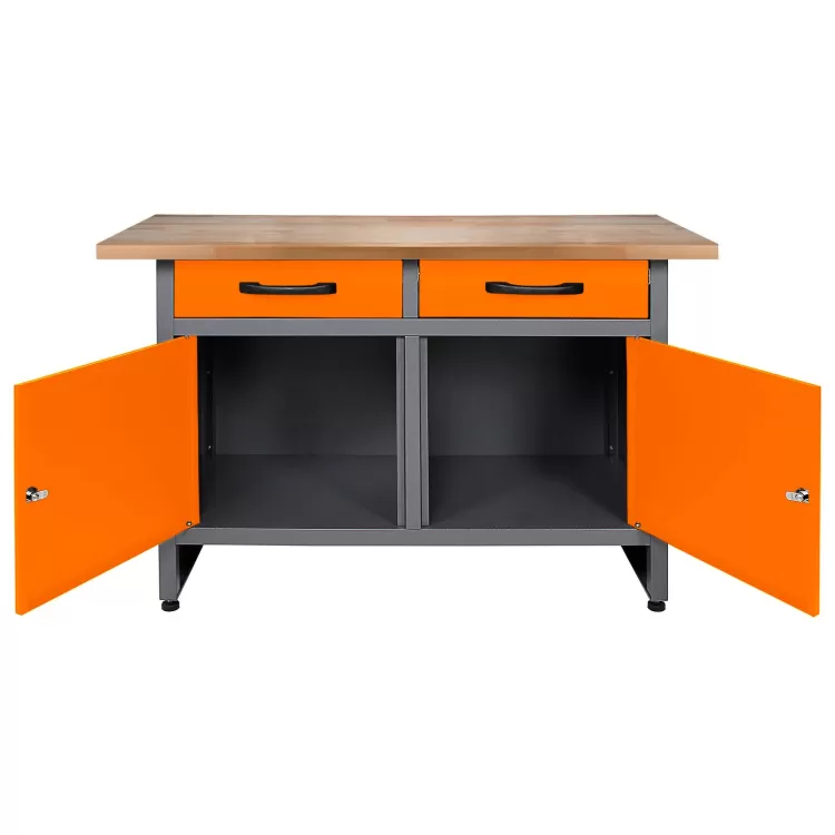 Стол-верстак для мастерской BAUMEISTER BTC-006 ORANGE