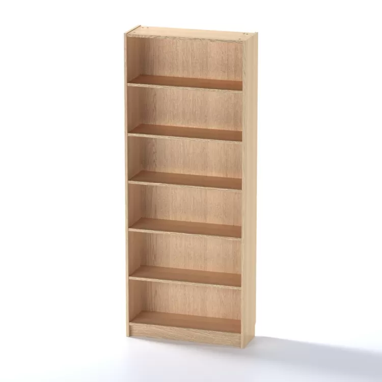 Стеллаж Варма 80 дуб беленый шпон (аналог IKEA BILLY)