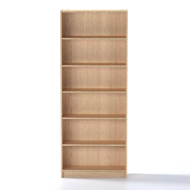 Стеллаж Варма 80 дуб беленый шпон (аналог IKEA BILLY)