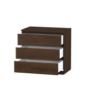 Комод Варма Прайм 3 коричневый шпон (аналог IKEA)