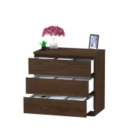 Комод Варма Прайм 3 коричневый шпон (аналог IKEA)