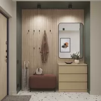 Комод Варма 3 дуб белёный шпон (аналог IKEA)