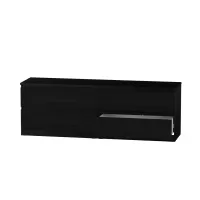 Комод Варма 4 Д чёрный ясень шпон (аналог IKEA)