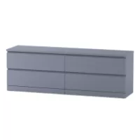 Комод Варма 4 Д серый пигмент (аналог IKEA)