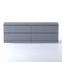 Комод Варма 4 Д серый пигмент (аналог IKEA)
