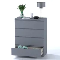 Комод Варма 4 серый пигмент (аналог IKEA)