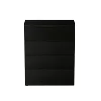 Комод Варма 4 чёрный ясень шпон (аналог IKEA)