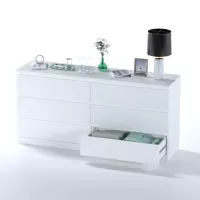 Комод ВКомод Варма 6 Д белый пигмент (аналог IKEA)арма 6 Д белый пигмент (аналог IKEA)