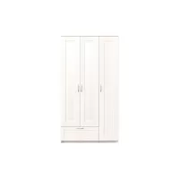 Шкаф Сириус 3-х створчатый 1 ящик (белый)