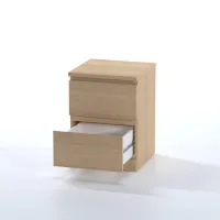 Комод Варма 2 дуб белёный шпон (аналог IKEA)