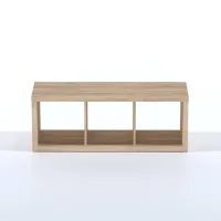 Стеллаж Фора 3 дуб беленый (аналог IKEA KALLAX)