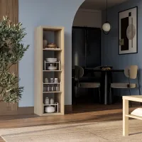 Стеллаж Фора 4Л дуб беленый (аналог IKEA KALLAX)