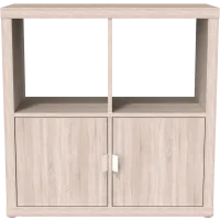 Стеллаж Фора 4 дуб беленый (аналог IKEA KALLAX)