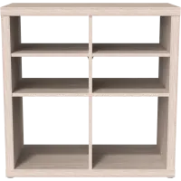 Стеллаж Фора 4 дуб беленый (аналог IKEA KALLAX)
