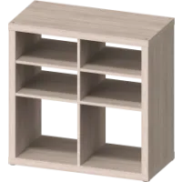 Стеллаж Фора 4 дуб беленый (аналог IKEA KALLAX)